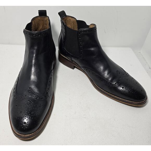 Johnston & Murphy 20-8685 Conard Chelsea Oxford Wingtip Boots Men’s Size 11.5 M - Picture 1 of 11